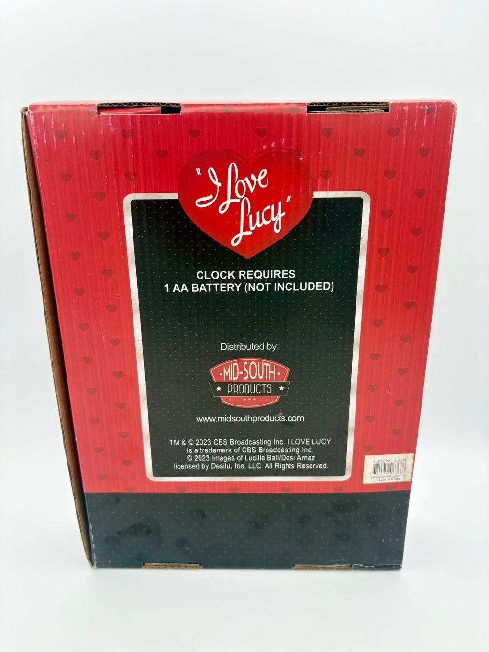 I LOVE LUCY Job Switching Clock-Candy Factory IN BOX Collectible Memorabilia